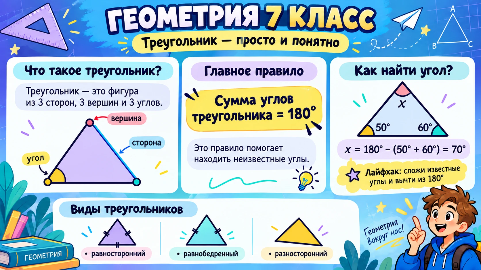 Геометрия: треугольник